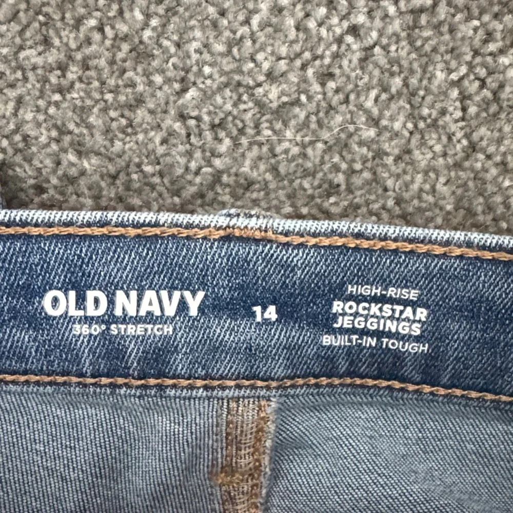 Old Navy High-Rise Blue Jeggings